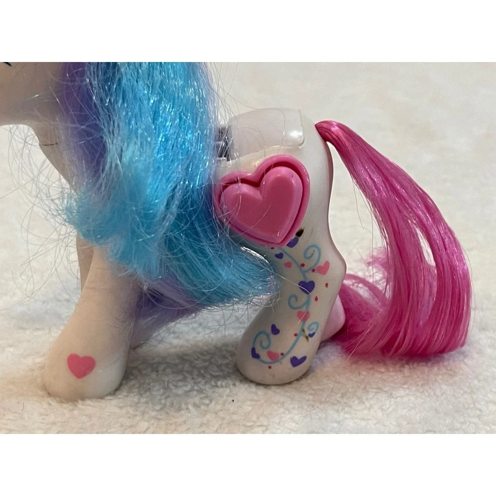 My Little Pony G3 Heart Bright 2006 Pegasus White Pink Blue Hair Missing Wings